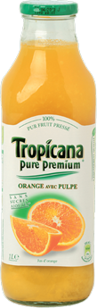 Tropicana Orange avec pulpe