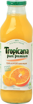 Tropicana Orange sans pulpe